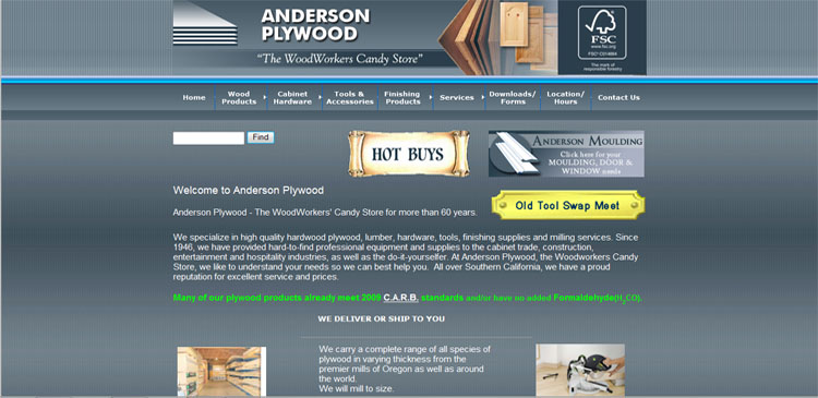 Antelope Vallley - Website designed by TAP Solutions www.TAPSolutions.net Non-Responsive Website